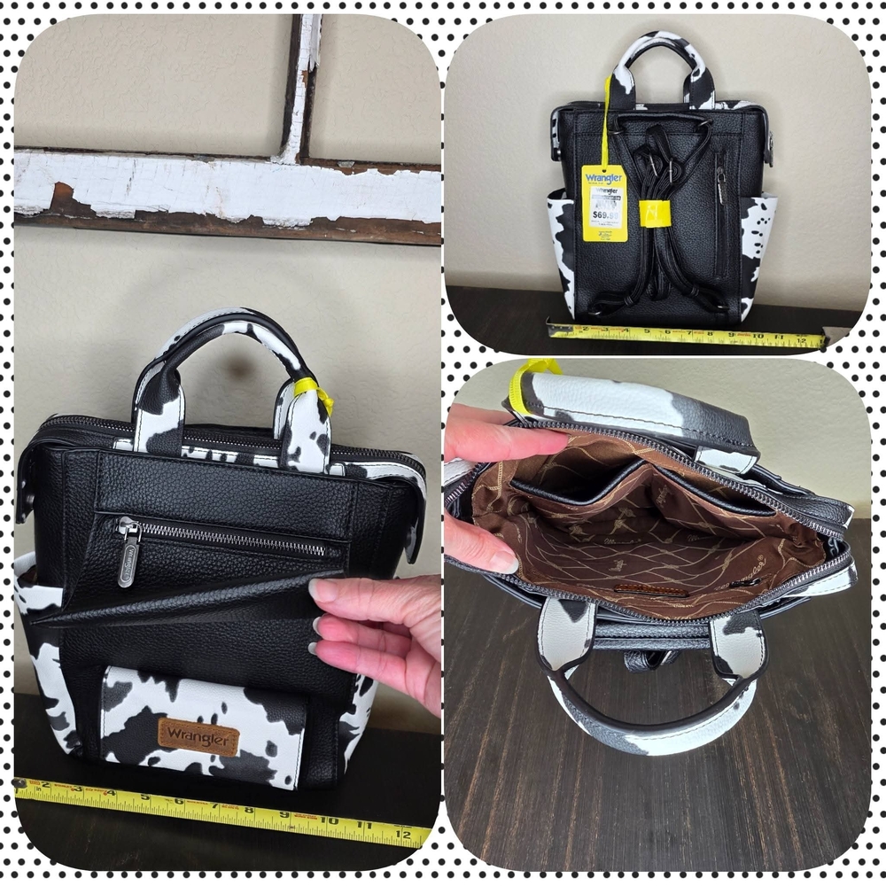 Wrangler Cowprint Backpack